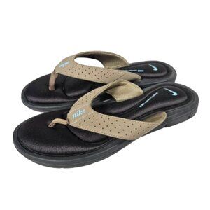 Nike Comfort Footbed Tan Flip Flops Women's Size 10